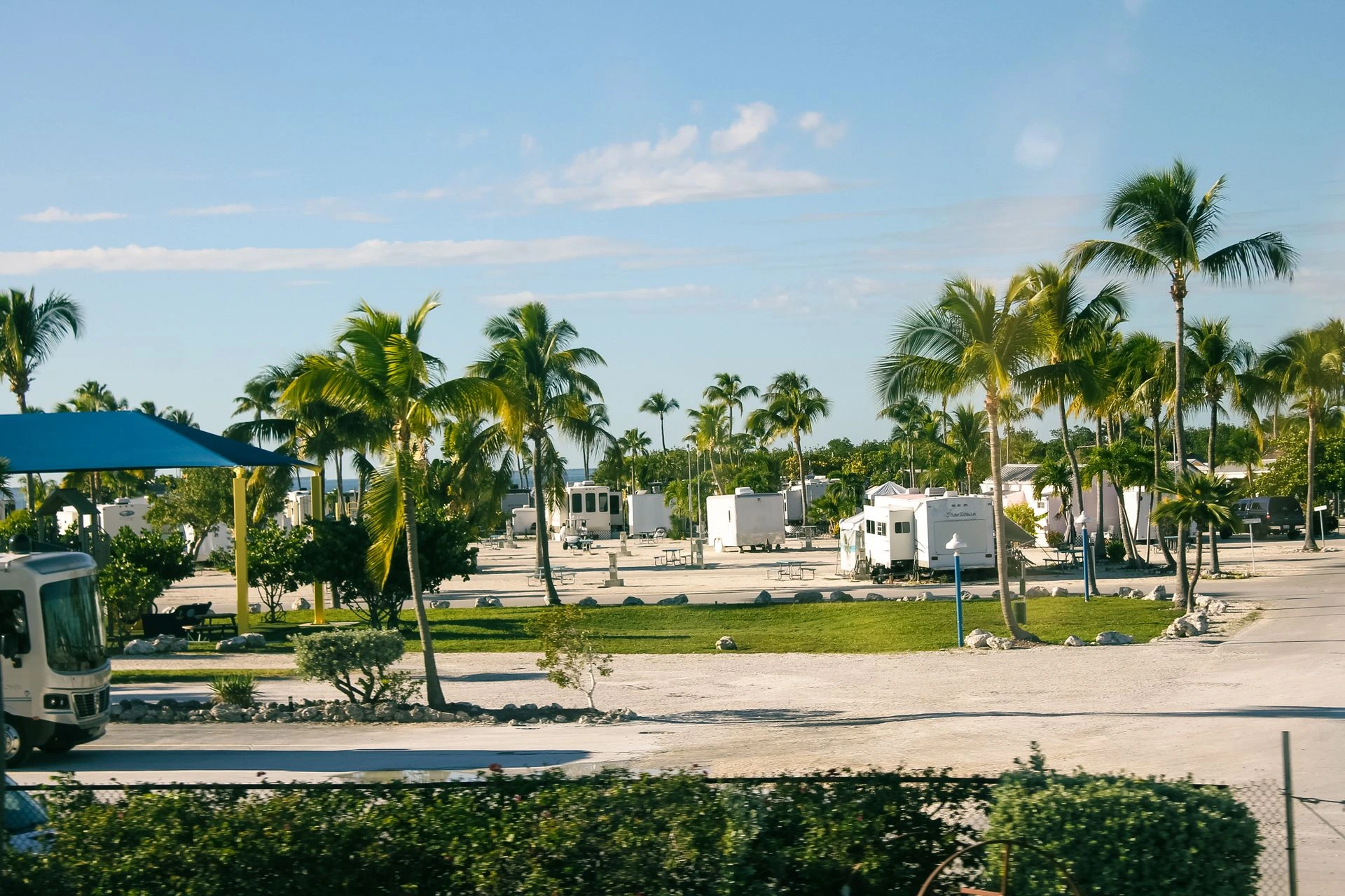 Holiday park with pools and water slides